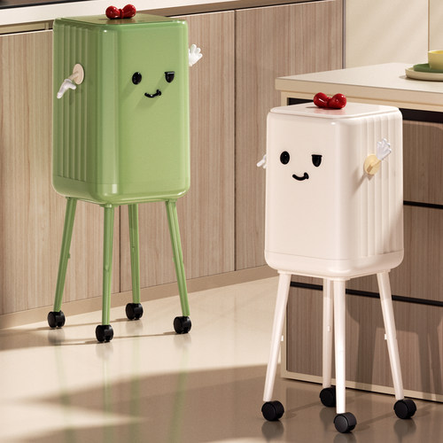 大号高脚免弯腰垃圾桶