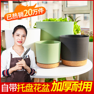 大号加仑盆清仓创意小花盆 家用塑料花盆盆加厚树脂阳台种绿萝月季