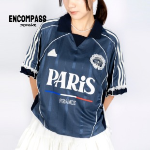 Adidas Remake PARIS 巴黎 解构风 T恤 jerseyfit ENCOMPASS