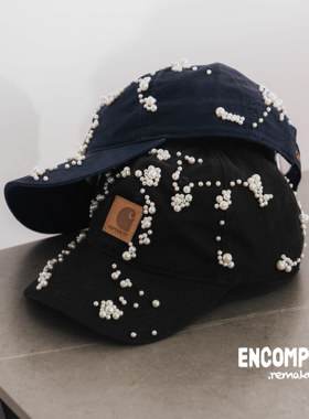 Carhartt卡哈特 Remake 手工缝纫 珠绣珠花 定制鸭舌帽 ENCOMPASS