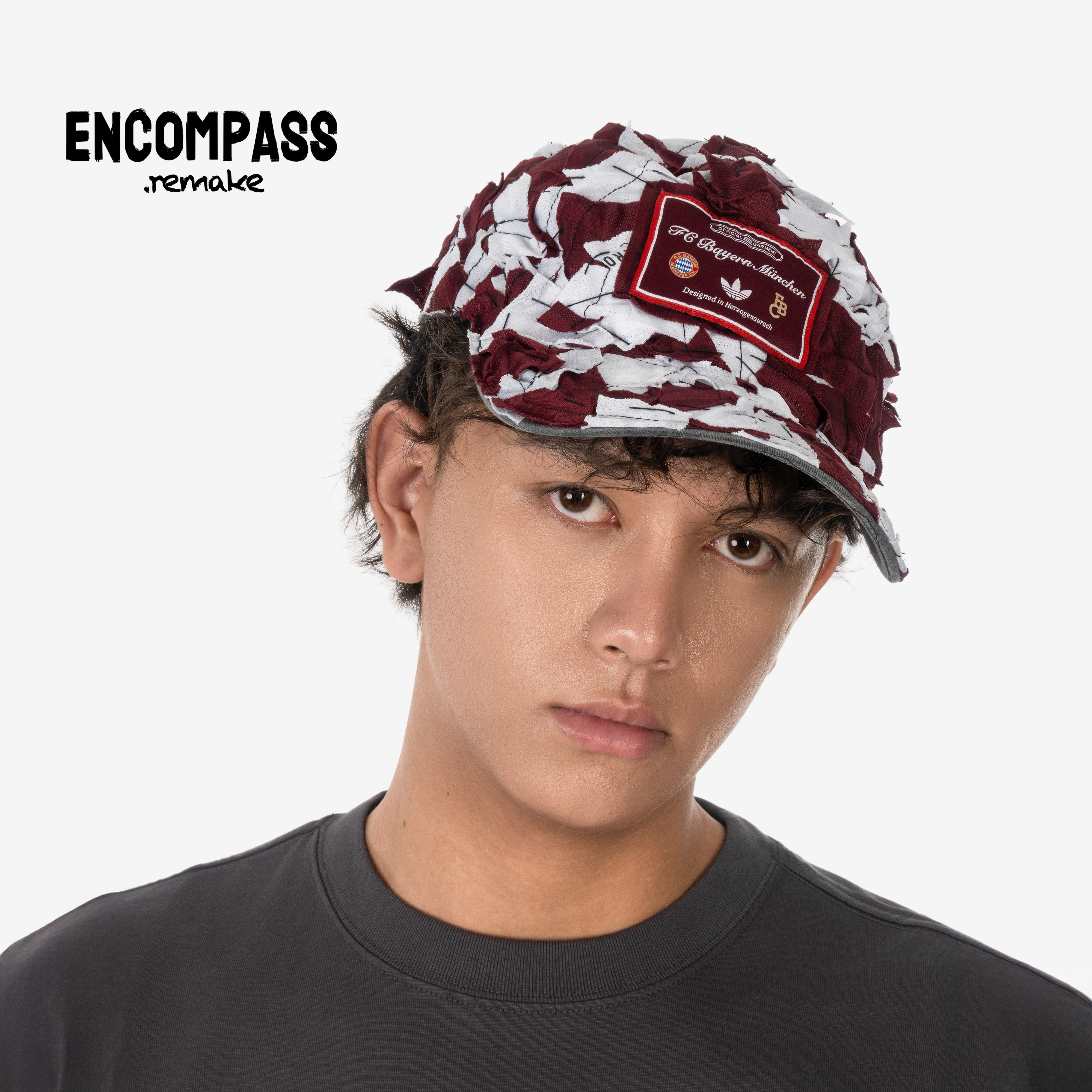 Remake Jerseyfit拜仁慕尼黑足球俱乐部球衣拼接 鸭舌帽ENCOMPASS,运动包/户外包/配件,运动帽,淘宝优惠券,粉丝福利购,淘宝优惠卷