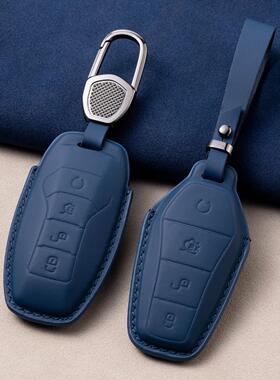 专用比亚迪宋plus钥匙套海豚豹鸥秦dmi汉ev元pro唐护卫舰汽车真皮