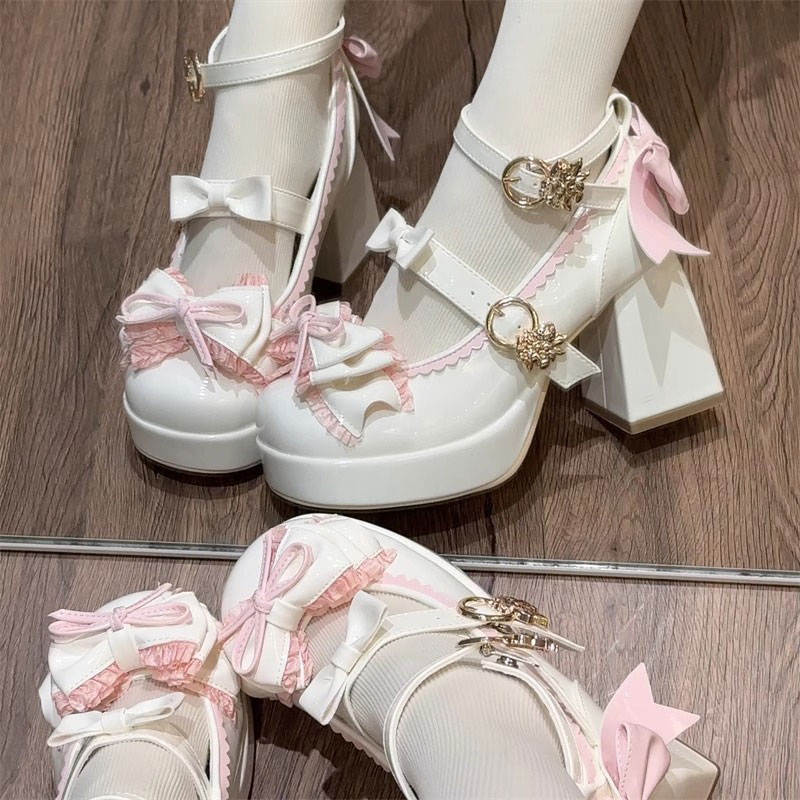 厚底公主洛丽塔单鞋lolita高跟鞋