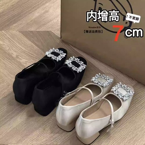 缎面显气质玛丽珍通勤女鞋