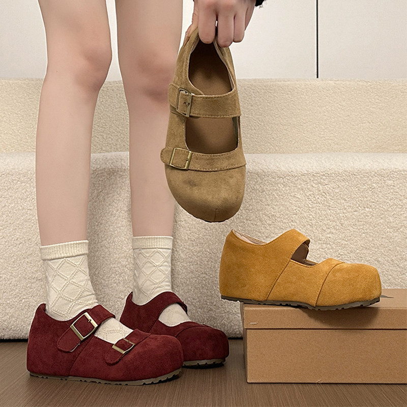 勃肯鞋女平底单鞋女2026新款春夏玛丽珍女鞋子晚晚鞋奶奶鞋豆豆鞋,女鞋,勃肯鞋/软木鞋,淘宝优惠券,粉丝福利购,淘宝优惠卷