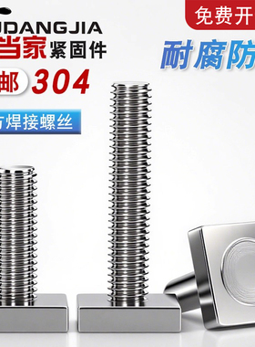 304不锈钢T型轨道螺杆 异形长方形T杆定做焊接螺丝钉M4M6M8M10M12
