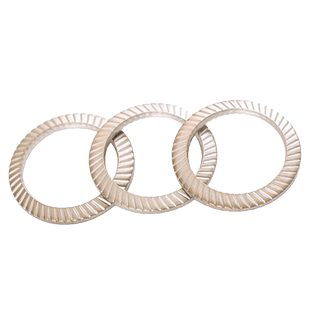 304锁紧垫片 不锈钢防松垫圈双面齿 蝶形防滑垫M3-M36 DIN9250