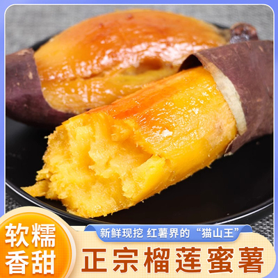 山东榴莲蜜薯正宗沙地蜜薯糖心