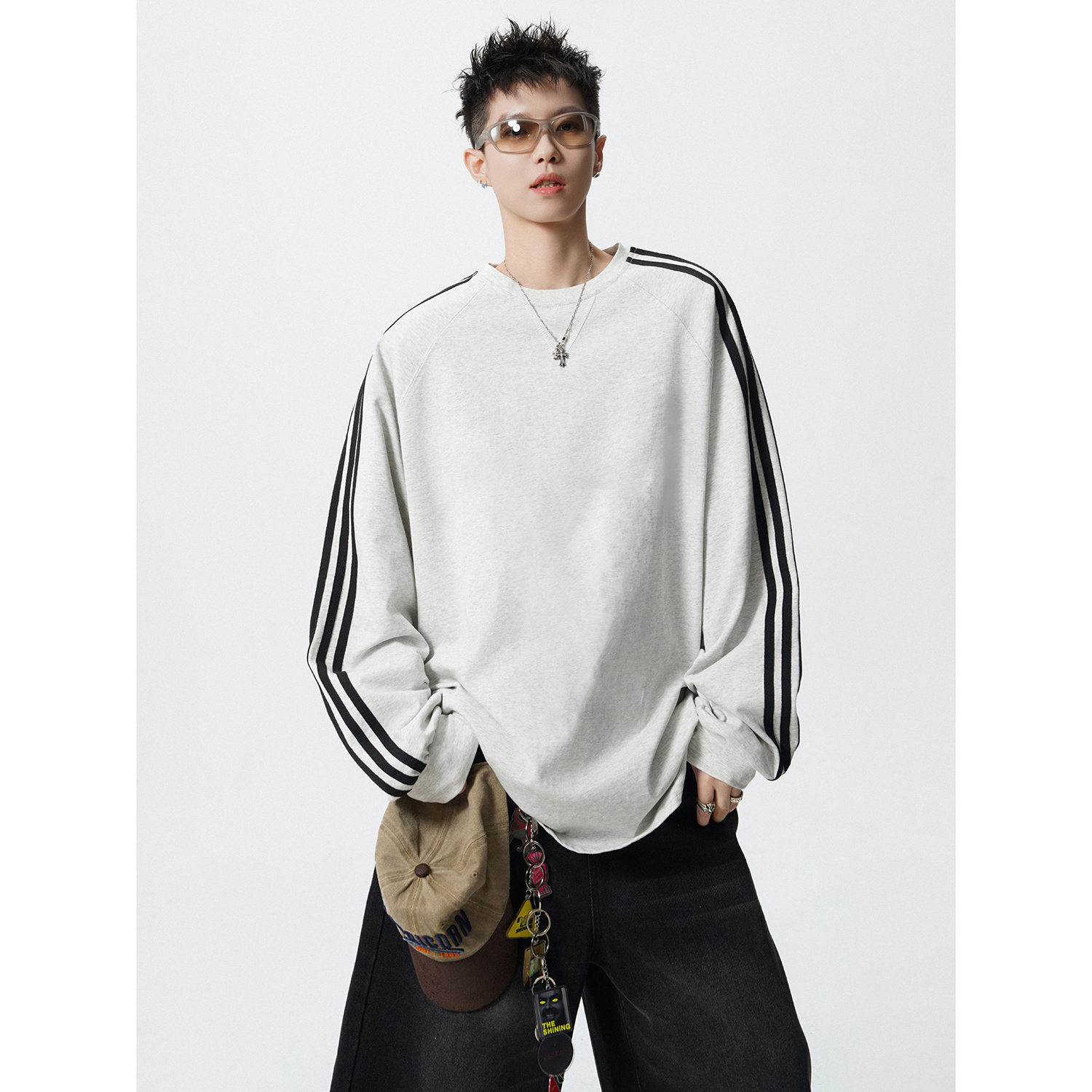 2025秋季新款270克双纱长袖T恤 A336-L8006-特P37（纯棉）