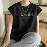 重磅麂皮绒印花背心A336-THJPBX38-P28-限价38（95聚酯纤维5氨纶，男装背心/马甲，电商A336