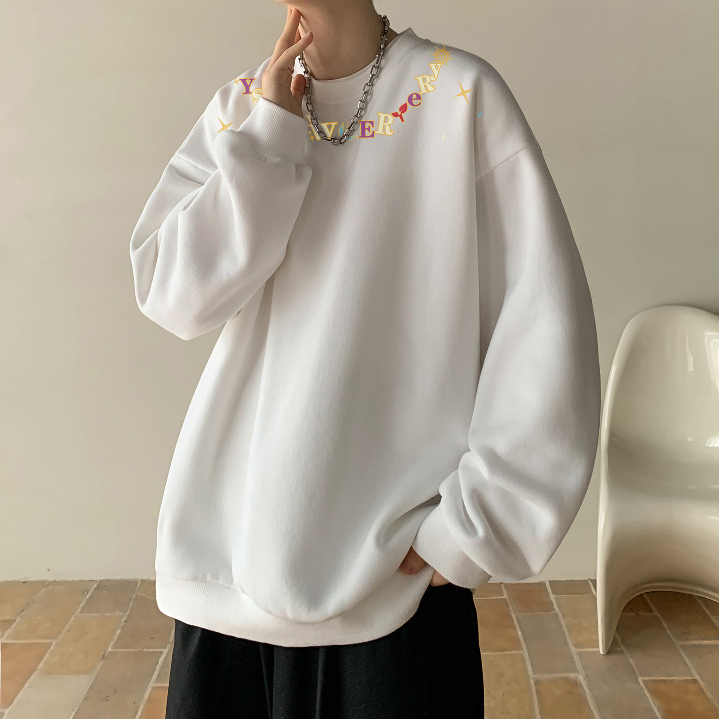 圆领卫衣A336-THYL0256-P48-限价68加绒THYL0256JR-P58-限价78,男装卫衣,电商A336