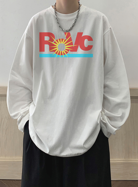 2025秋季新款印花长袖T恤 A336-THCT0528-P38-限价48（纯棉）