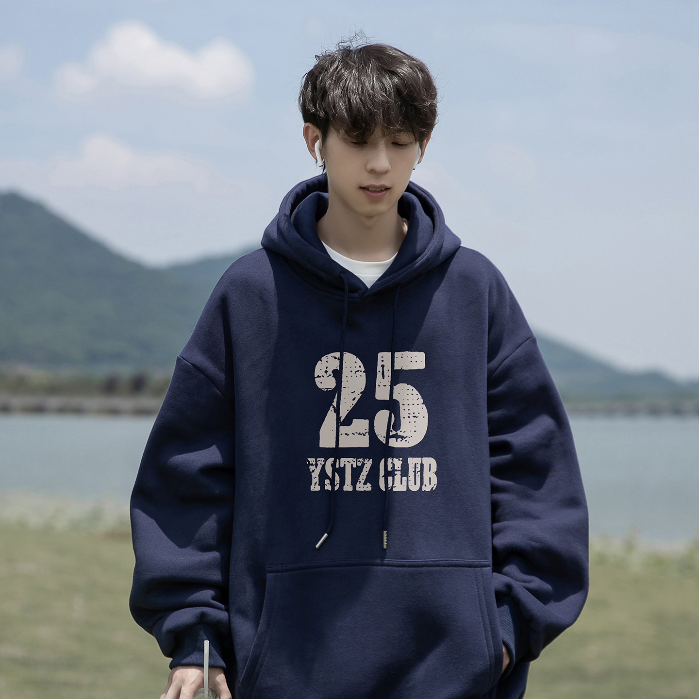 2025连帽卫衣A336-THLM0577-P58-限价78 加绒THLM0577JR-P68-限88，男装卫衣，电商A336