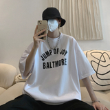 wassupcandy酒红色美式短袖t恤男夏季宽松潮流高级感休闲上衣服，男装T恤，电商A336