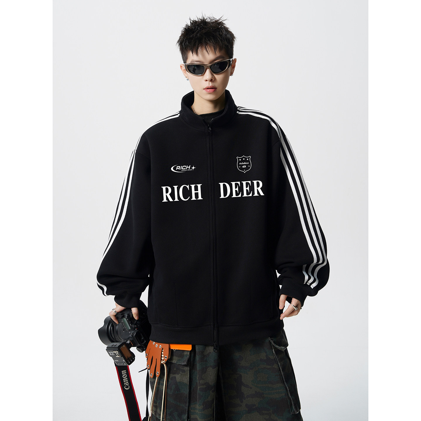 2025开衫卫衣420克华棉A336-RIWY096-特P70（60%棉40%聚酯纤维）,男装卫衣,电商A336