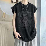 重磅麂皮绒印花背心A336-THJPBX13-P28-限价38（95聚酯纤维5氨纶，男装背心/马甲，电商A336