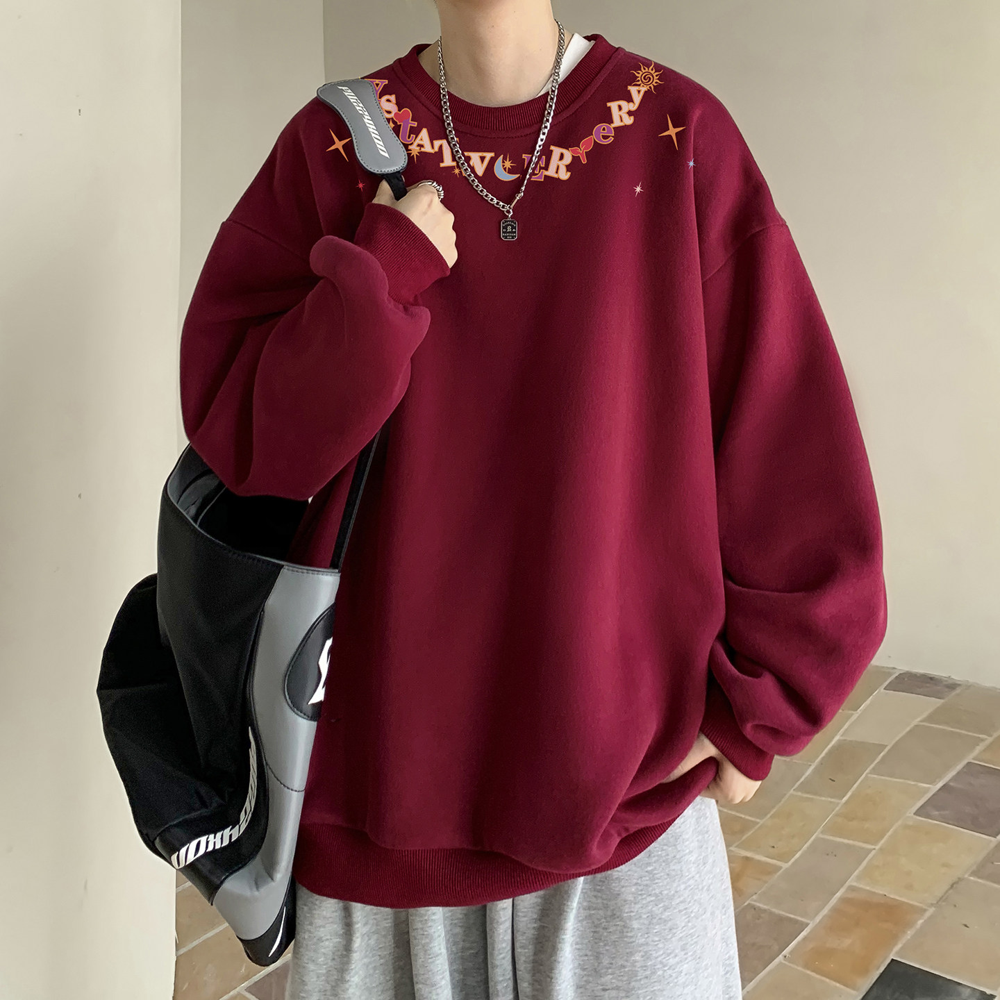 圆领卫衣A336-THYL0256-P48-限价68加绒THYL0256JR-P58-限价78,男装卫衣,电商A336
