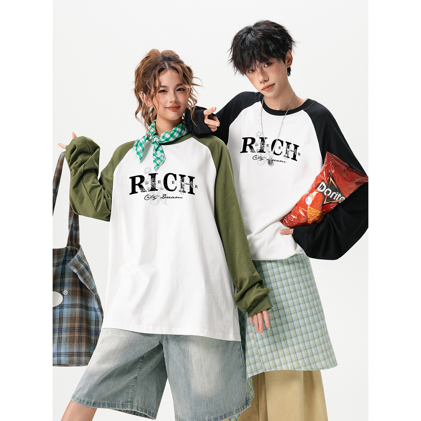 2025秋季新款270克双纱长袖T恤A336-RICT010-特P40（纯棉）,男装T恤,电商A336
