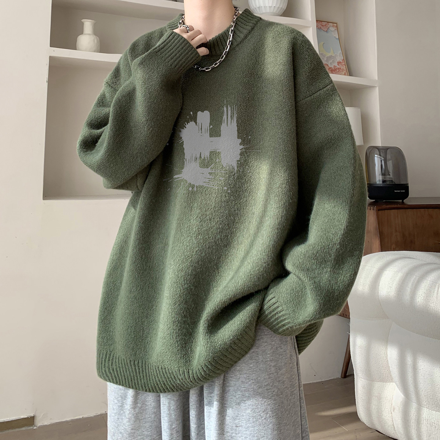 圆领毛衣A336-THYLMY0486-P58-限价78（27聚酯纤维31锦纶42睛纶,男装针织衫/毛衣,电商A336
