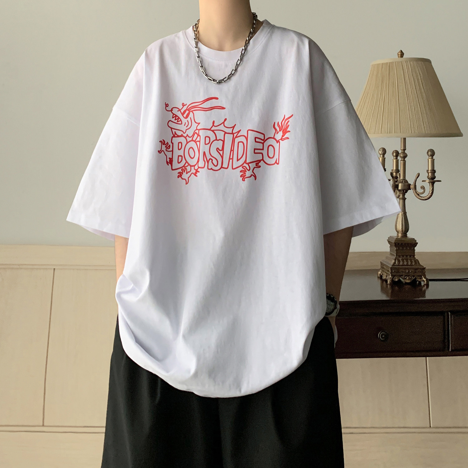 2024夏季新款印花短袖T恤A336-THDX1049-P38-限价48（100棉）图片