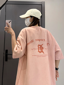 重磅麂皮绒短袖T恤A336-DX899-P38-限价48（95聚酯纤维5氨纶）图片