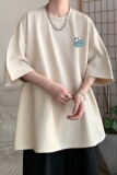 重磅麂皮绒短袖T恤A336-THJPDX09-P38-限价48（95聚酯纤维5氨纶），男装T恤，电商A336