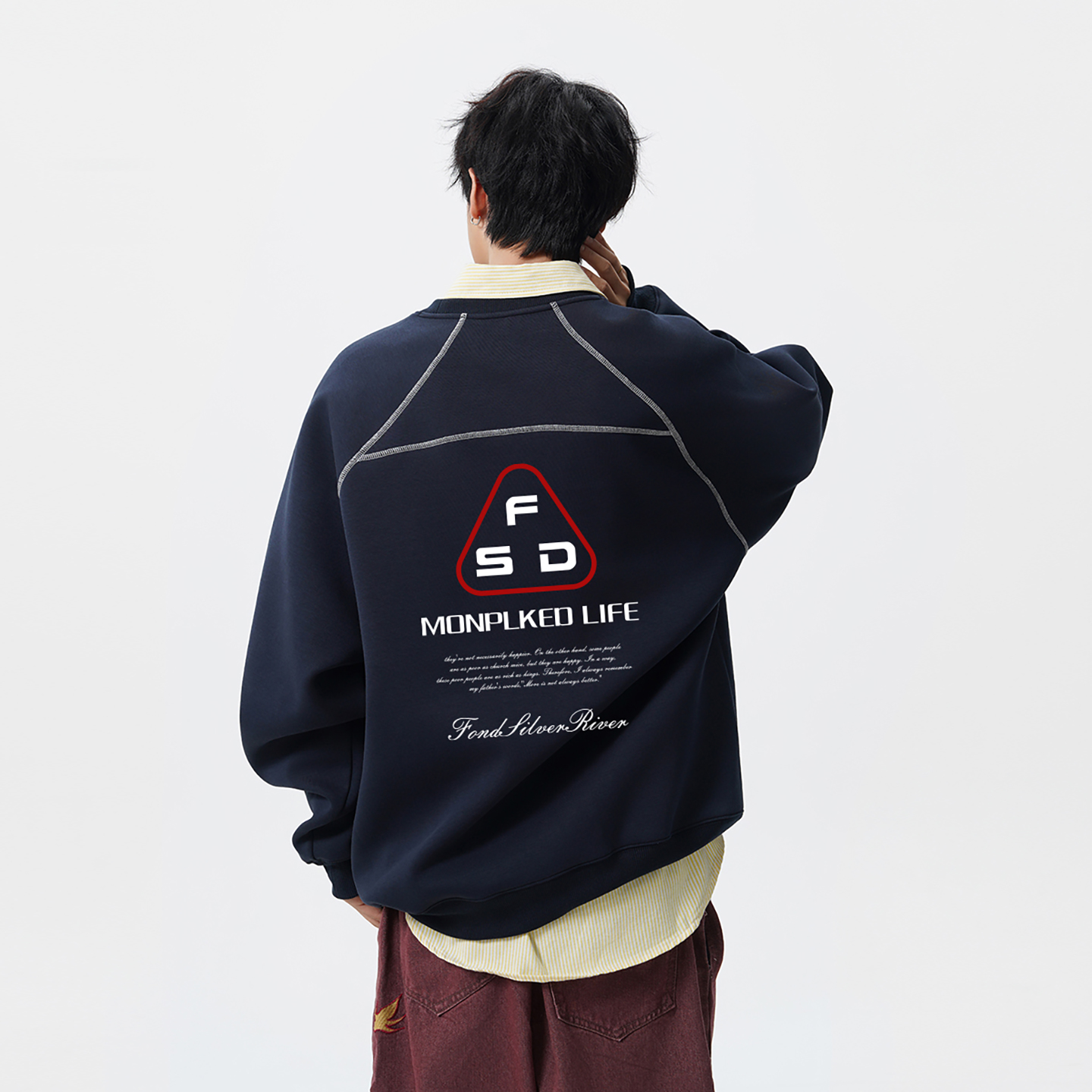 2025圆领卫衣A336-YLXT0001-特P58（55.3棉38.8聚酯纤维5.9氨纶），男装卫衣，电商A336