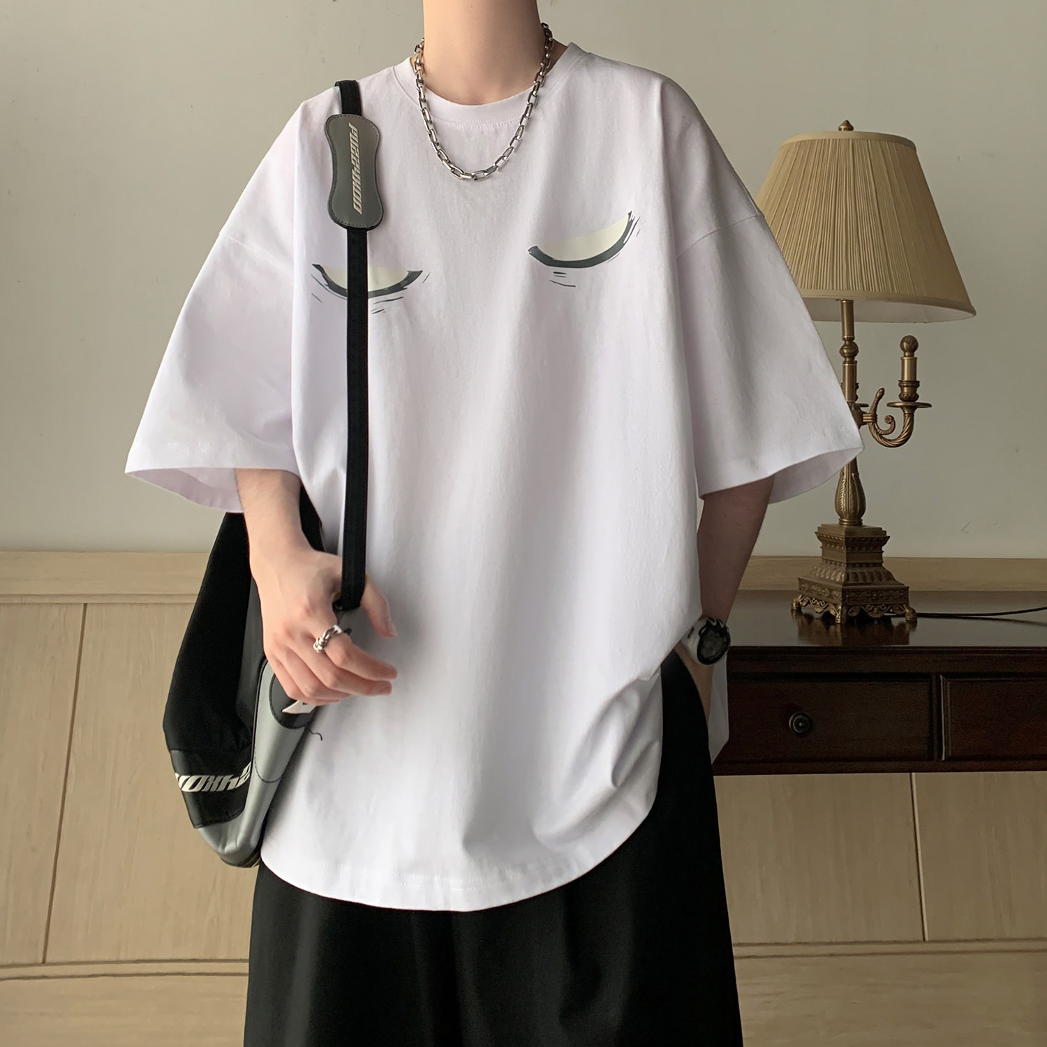 夏季新款印花短袖T恤A336-THDX1171-P38-限价48（100棉）,男装T恤,电商A336