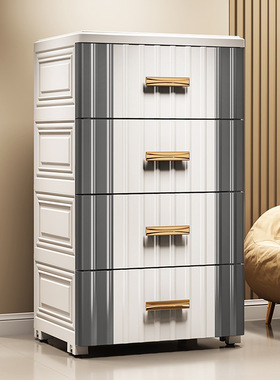 36-42CM抽屉式床头柜家用储物收纳柜玩具零食存储柜欧式置物柜