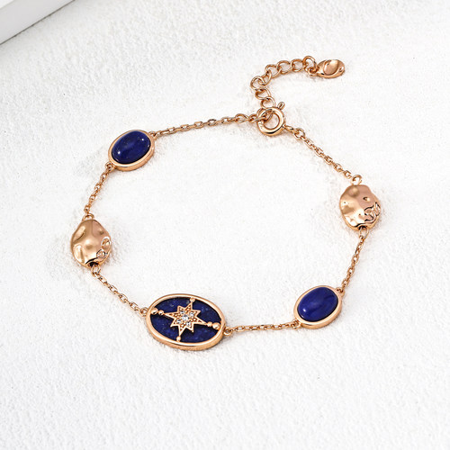 星芒母贝青金石小众手链