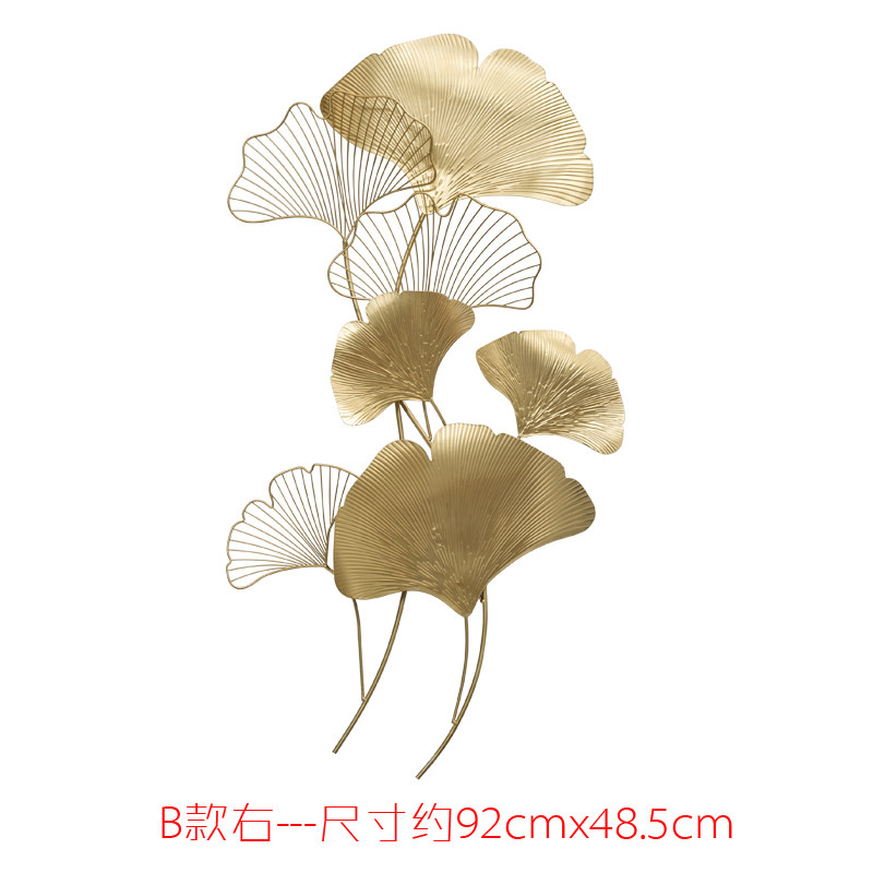 裝飾客廳背景牆玄關金屬壁飾創意銀杏葉壁挂現代中式鐵藝挂件牆面在類目 家居飾品, 壁飾中 - 來自Buy2taobao.com提供專業的淘寶代購服務