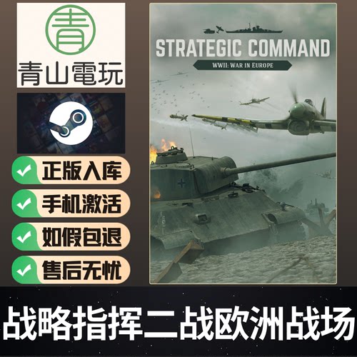 Steam正版 战略指挥欧洲战场 Strategic War in Europe 激活码CDK
