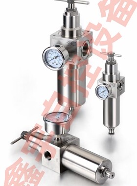 316不锈钢过滤调压阀 空压机油水分离器 SFRL-400-03 SFRL-400-04