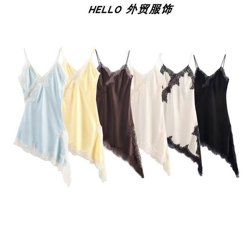 Fashionable and Sexy Lace Asymmetrical Dress 性感蕾丝连衣裙