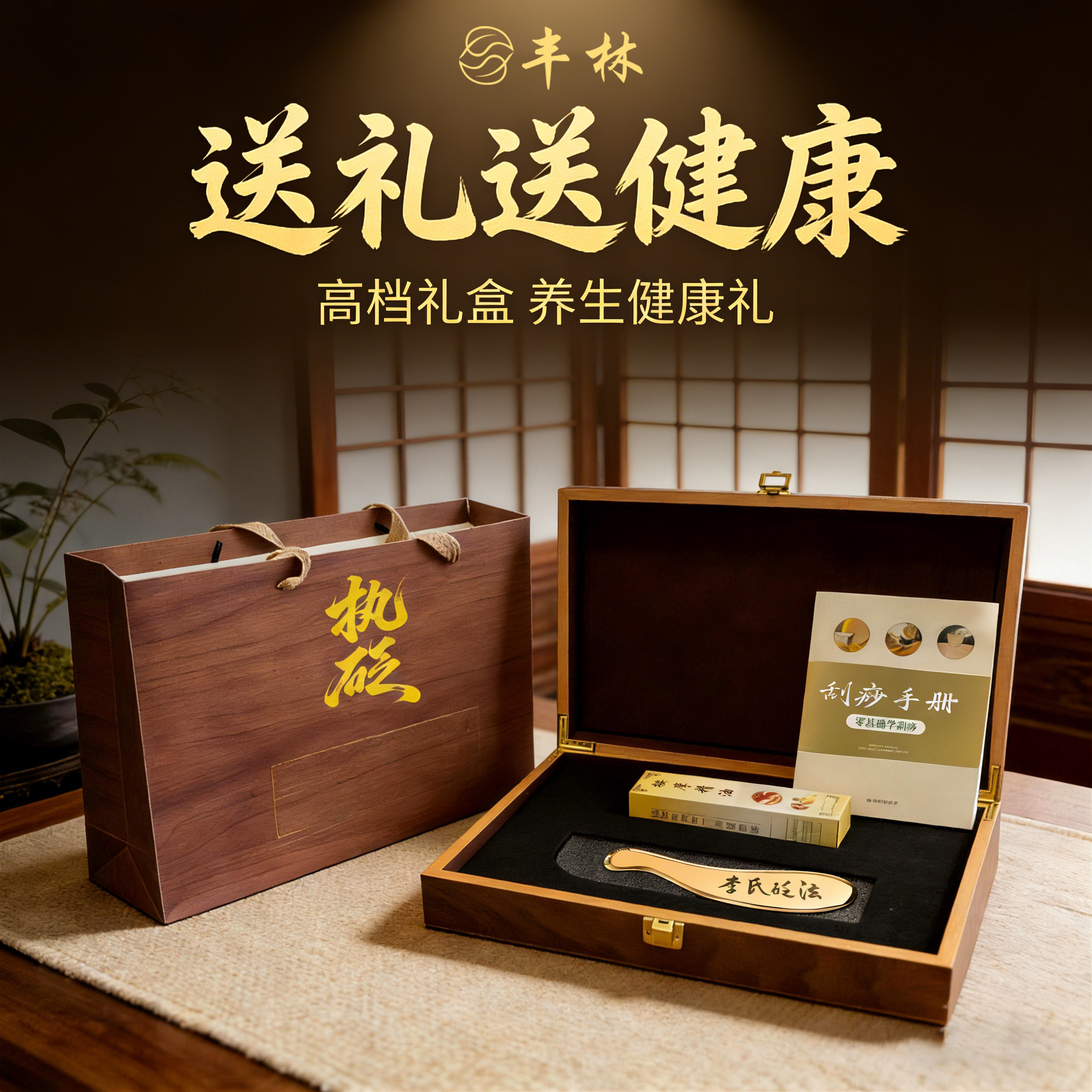 丰林李氏砭法虎符黄铜刮痧板全身通用虎符刮痧砭铜制刮痧礼盒送礼,保健用品,按摩刮疗片/板,淘宝优惠券,粉丝福利购,淘宝优惠卷