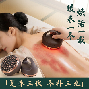 丰林美容院养生馆专用全身疏通SPA艾灸刷背经络刷刮痧仪按摩家用