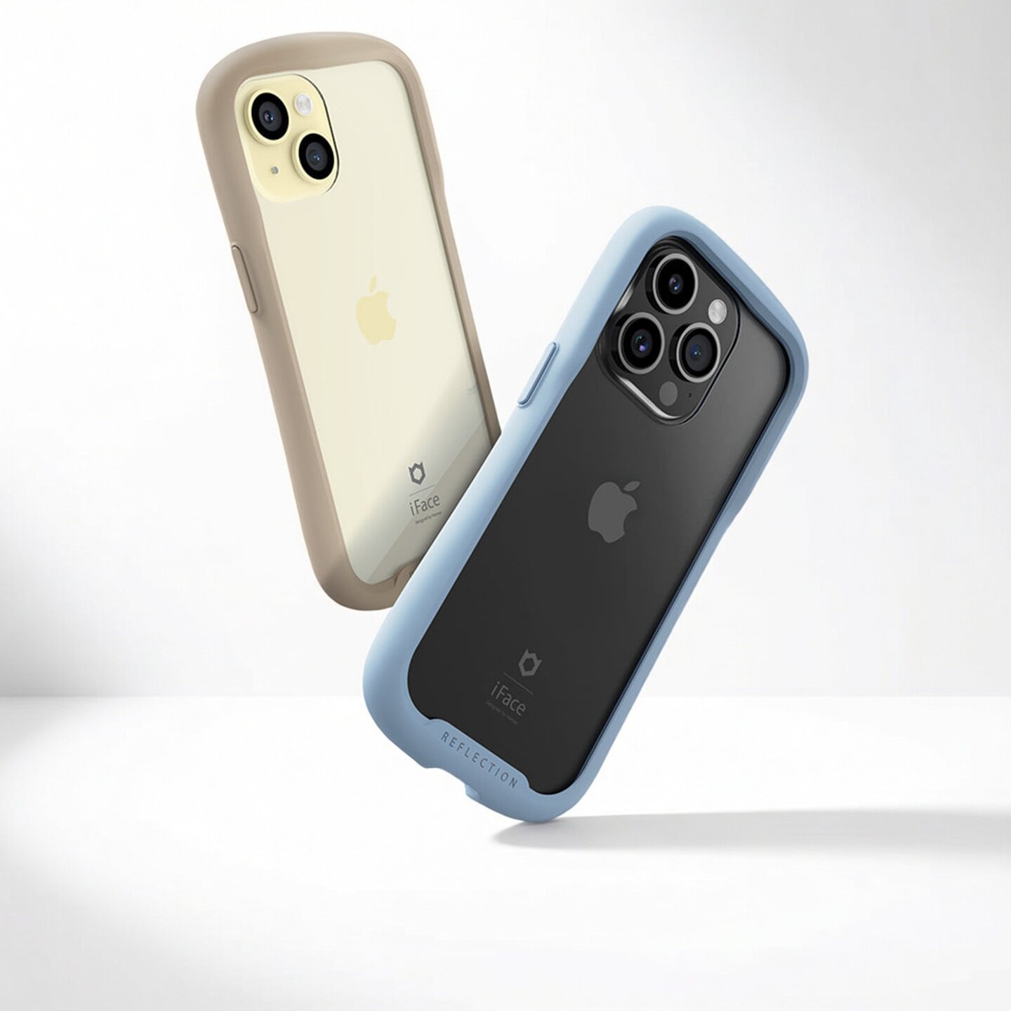 适用iphone16promax钢化玻璃透明防摔手机壳苹果15pro/plus高端iface手机套Hamee