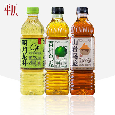 【香菇来了】平仄明月龙井青柑乌龙茶饮料600mL*15瓶装无糖茶饮料