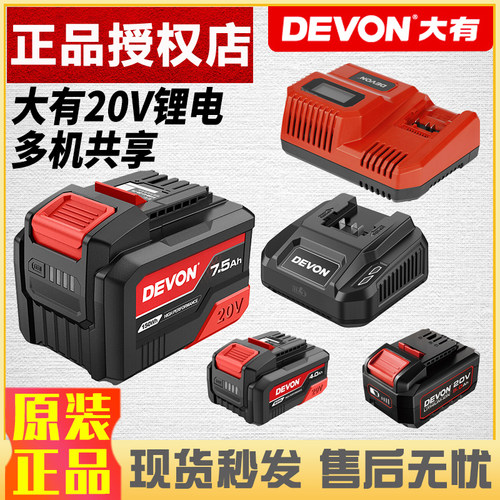 大有充电器电池20V双口充电器