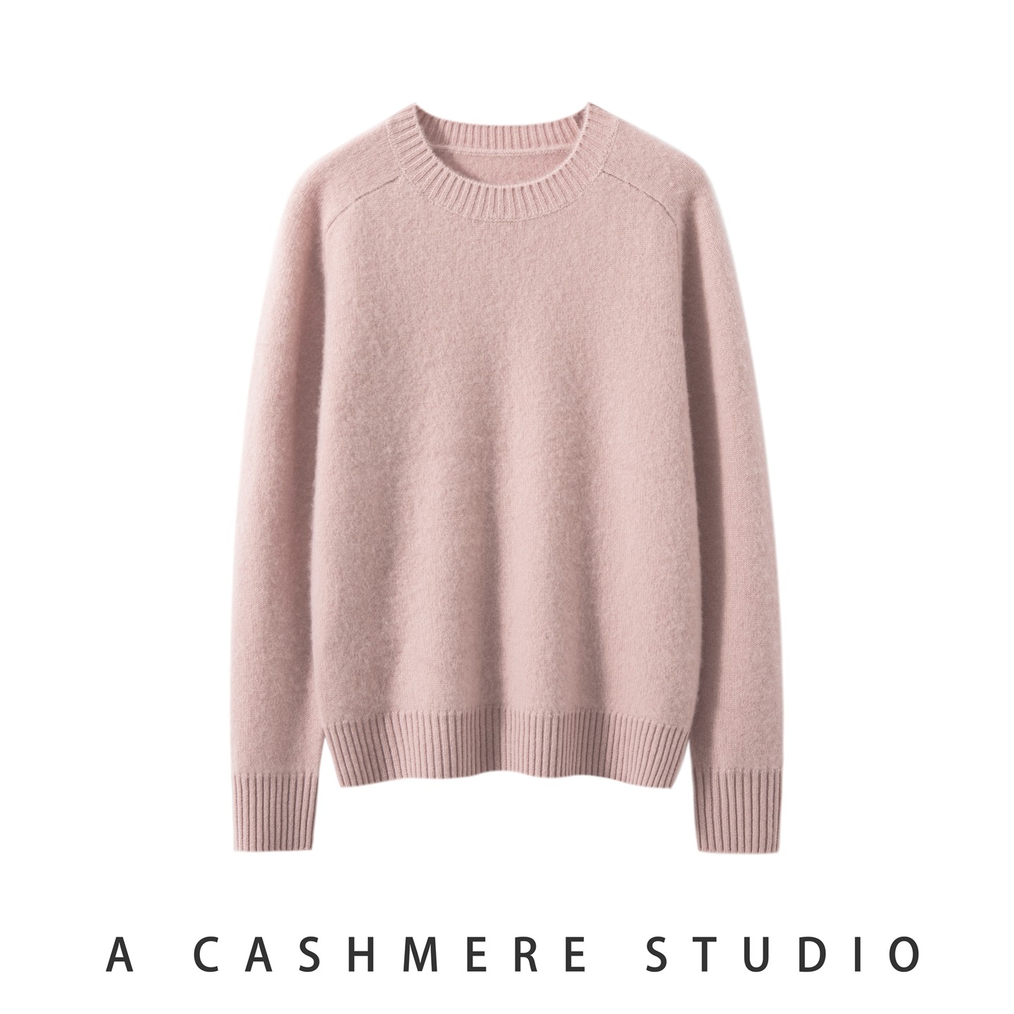 简约时尚100%山羊绒衫女圆领套头宽松遮肉打底衫加厚百搭针织毛衣,女装/女士精品,羊绒衫,淘宝优惠券,粉丝福利购,淘宝优惠卷