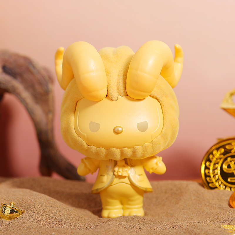 阿狸迷你公仔牛转钱坤生肖牛手办礼物摆件玩具潮玩收藏可爱送礼