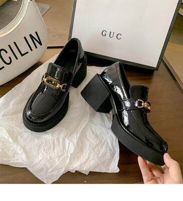 Mary Jane women leather shoes single shoes 玛丽珍厚根单鞋女