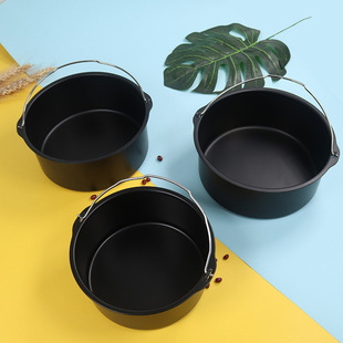 Air Fryer Cake Mold Baking Tray Round Basket Bakeware Mould
