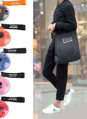 Shopping Shoudler Bags Organizer with Carabiner Shopping Bag