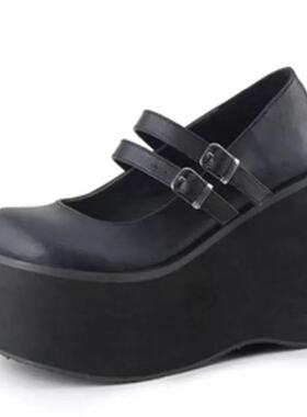 women platform shoes single shoes Mary Jane shoes big size43