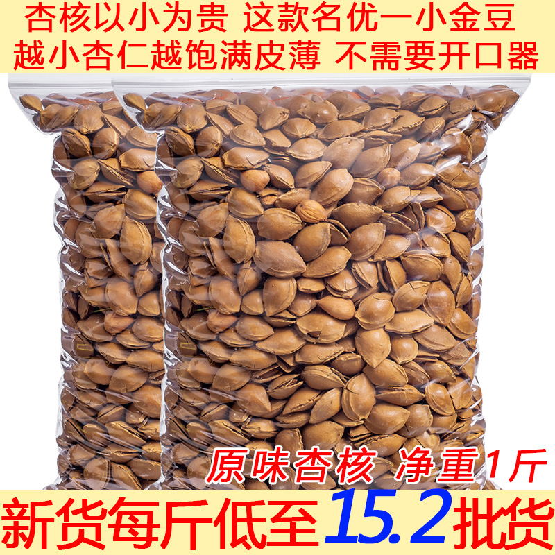 新货特产杏核坚手剥硬壳蔚县5斤