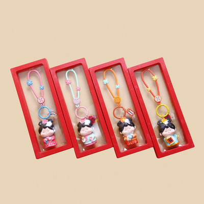 故宫格格背包书包挂件小饰钥匙扣