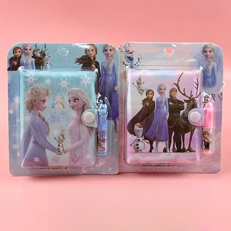 2本冰雪奇缘便携小本带笔