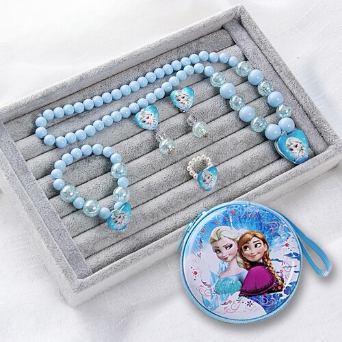 Elsa项链手链耳环戒指套装