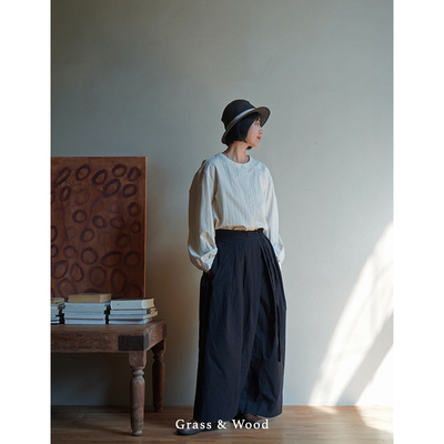 Grass&Wood长绒棉裙裤